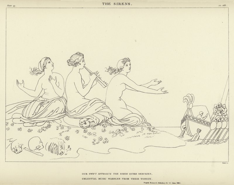 Sirény od John Flaxman