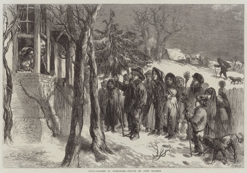 Zpívání koled v Yorkshiru od John Gilbert