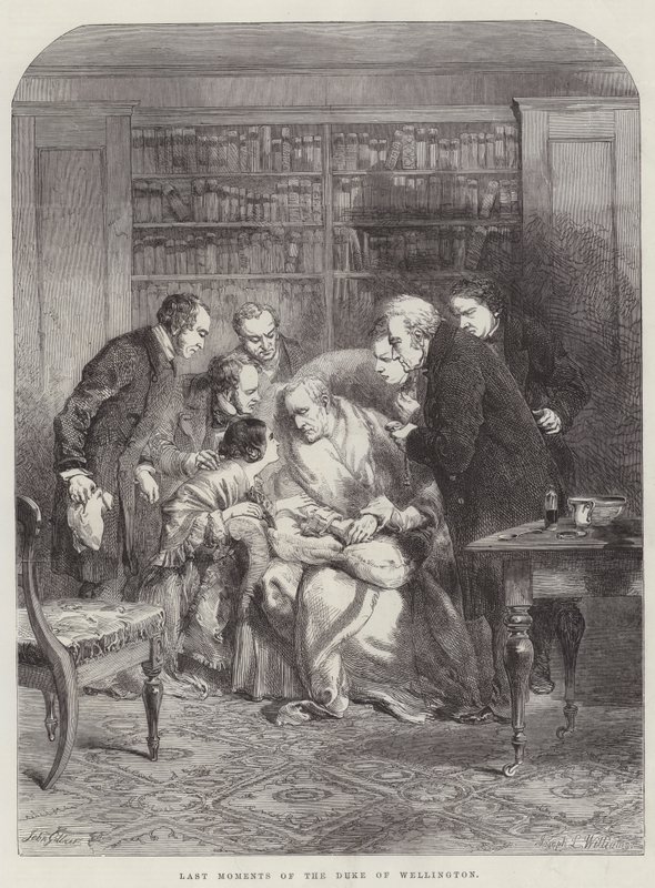 Poslední chvíle vévody z Wellingtonu od John Gilbert