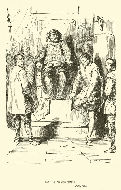 Sancho jako guvernér od John Gilbert
