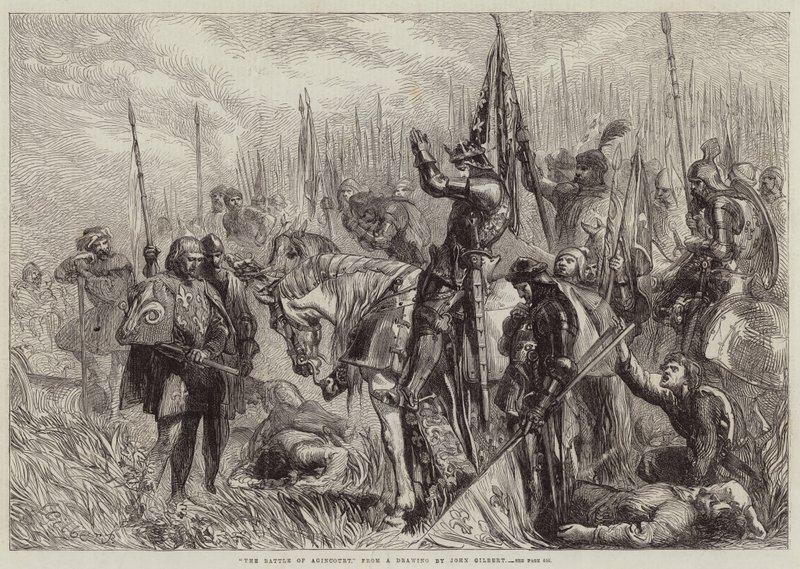 Bitva o Agincourt od John Gilbert