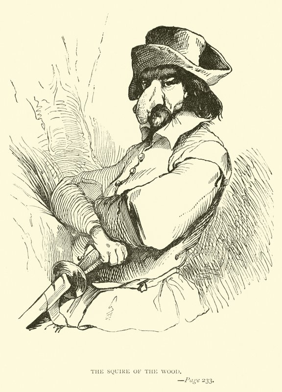 Dřevěný panoš od John Gilbert