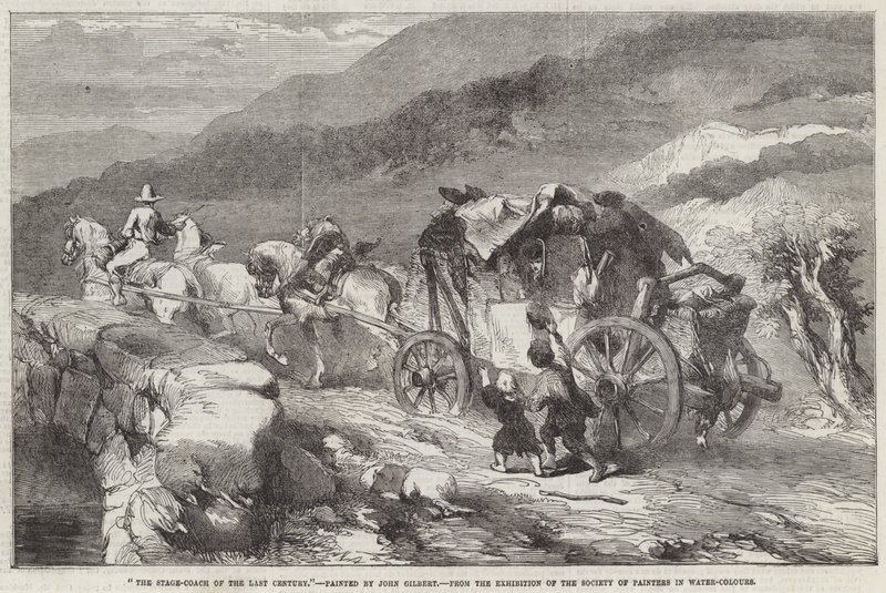 Dostavník minulého století od John Gilbert