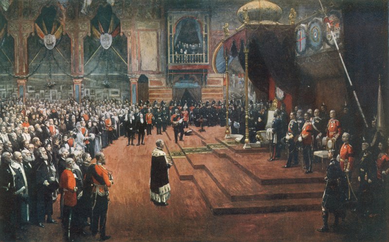Státní návštěva královny Viktorie na mezinárodní výstavě Glasgow, 22. srpna 1888 od John Lavery