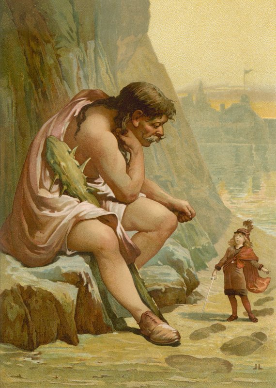 Jack The Giant Killer (chromolitho) od John Lawson