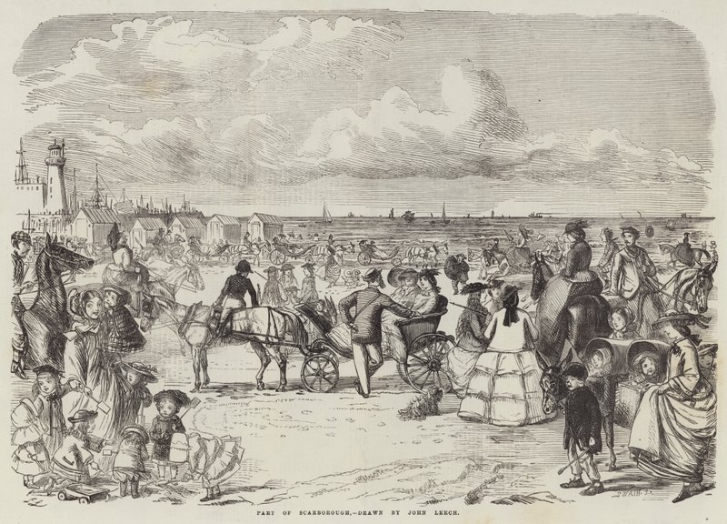 Část Scarborough od John Leech