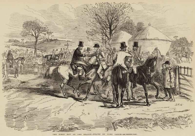 První den sezóny od John Leech