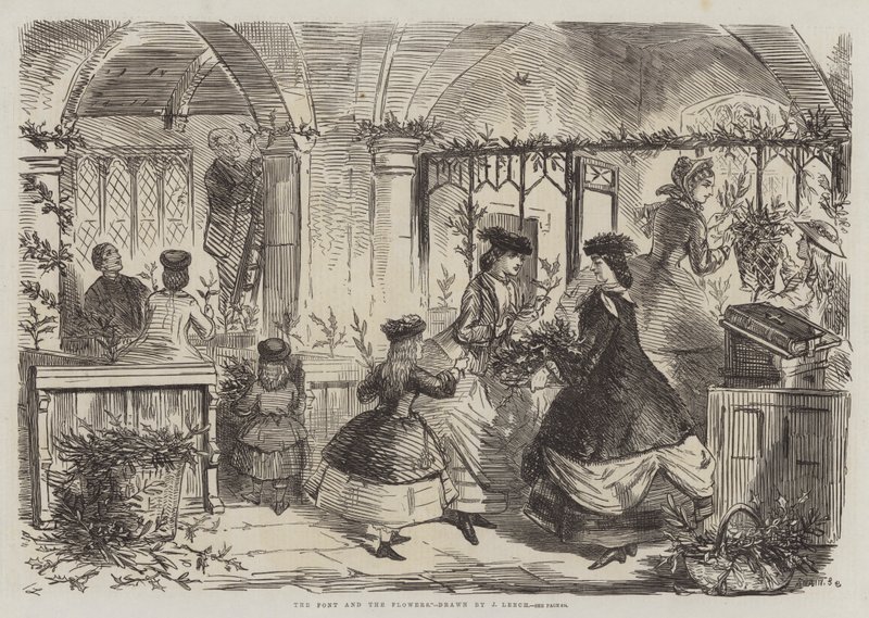 Písmo a květiny od John Leech