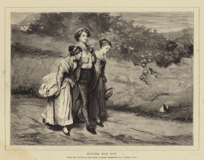 Blithe May Day od John Pettie