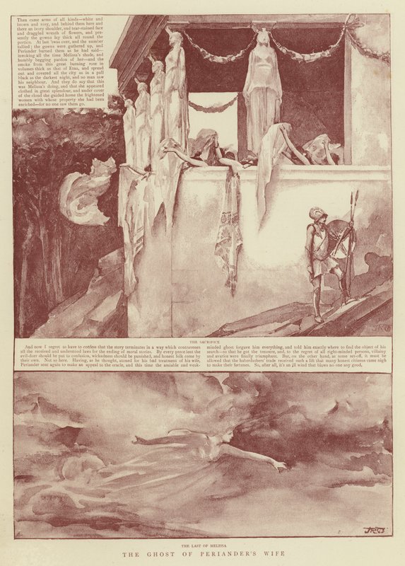 Duch Periandrovy ženy od John Reinhard Weguelin
