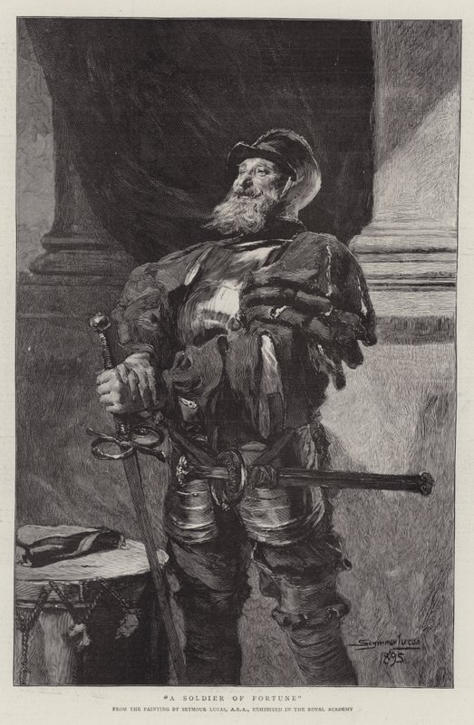 Voják štěstěny od John Seymour Lucas