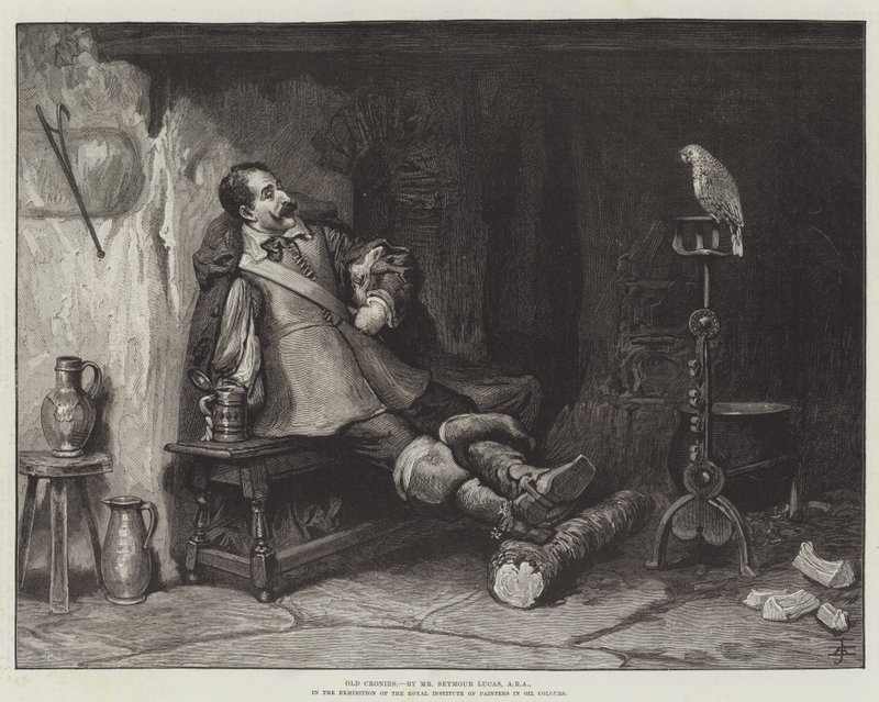 Staří známí od John Seymour Lucas