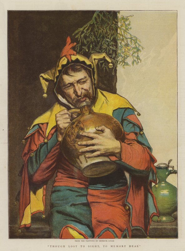 Ačkoli ztracen zraku, paměti drahý (chromolitho) od John Seymour Lucas