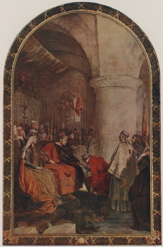 William I. udělení charty občanům Londýna od John Seymour Lucas