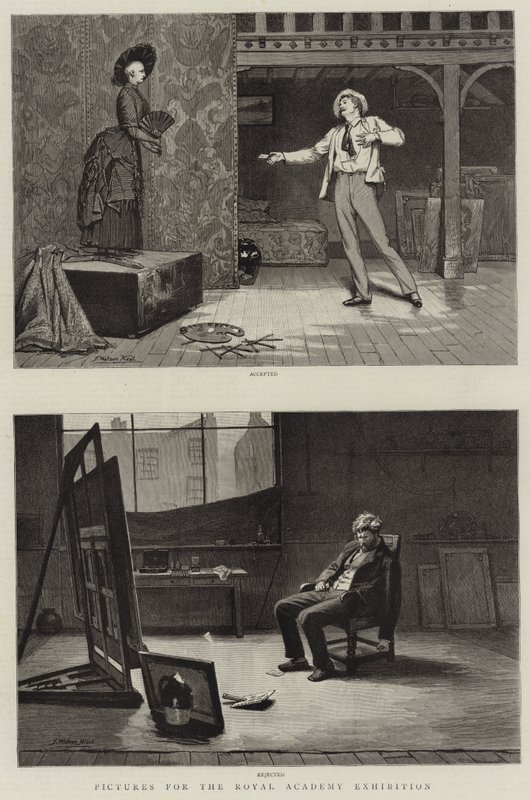 Obrázky pro výstavu Royal Academy od John Watson Nicol