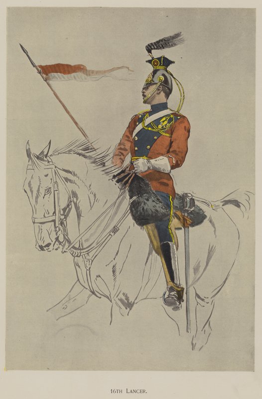 16th Lancer (barevný lito) od John (after) Charlton