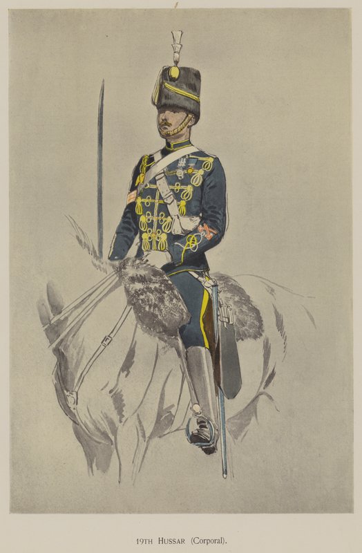 19. husar, desátník (barevné lito) od John (after) Charlton