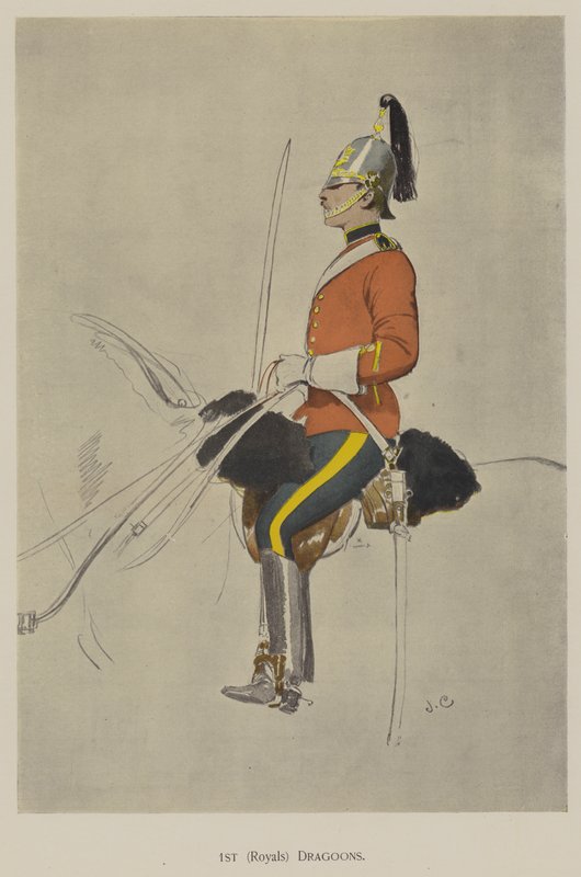 1st Royals Dragoons (barva lito) od John (after) Charlton