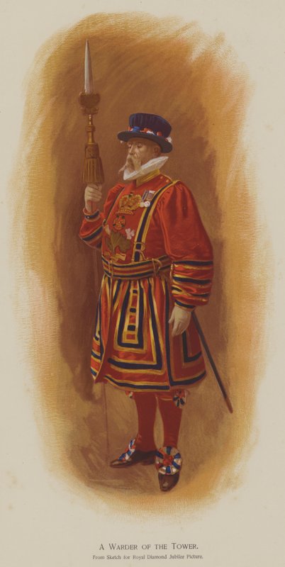 Strážce věže (barva lito) od John (after) Charlton