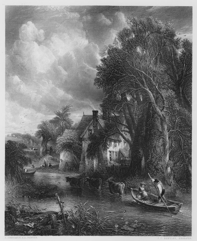 The Valley Farm, z obrázku v galerii Vernon (rytina) od John (after) Constable