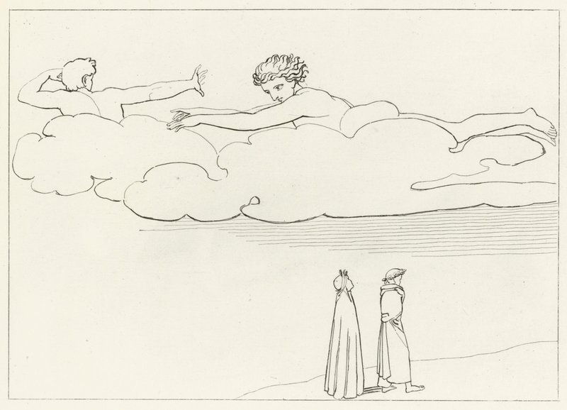 Očista od závisti, Očistec, Canto 13 (rytina) od John (after) Flaxman