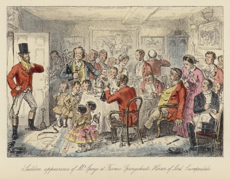 Ilustrace John Leech pro Mr Sponge