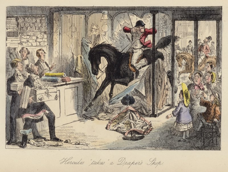 Ilustrace John Leech pro Mr Sponge