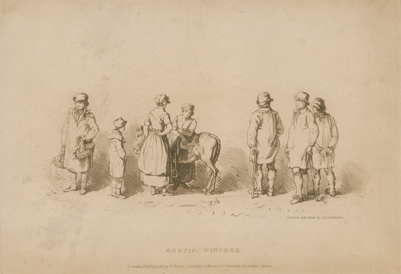 Rustikální postavy od John Augustus Atkinson