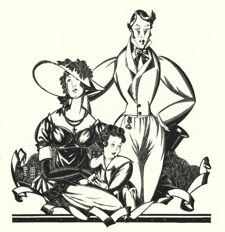 Ilustrace pro Dona Juana od Lorda Byrona (litho) od John Austen