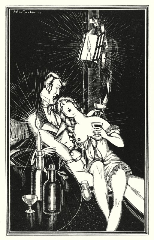 Ilustrace pro Dona Juana od Lorda Byrona: Ale Juan byl docela „Chlapecký vývar“ (litho) od John Austen