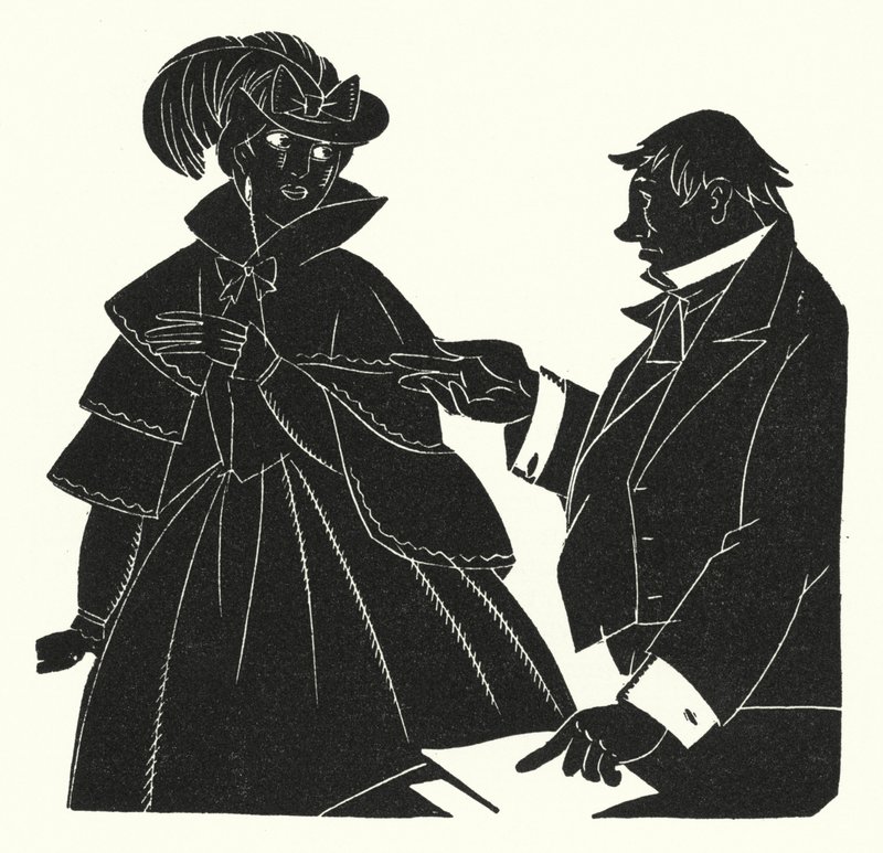 Ilustrace pro Madame Bovary od Gustava Flauberta (litho) od John Austen