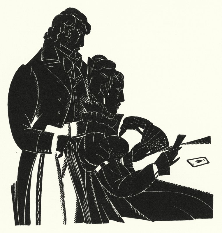 Ilustrace pro Madame Bovary od Gustava Flauberta (litho) od John Austen