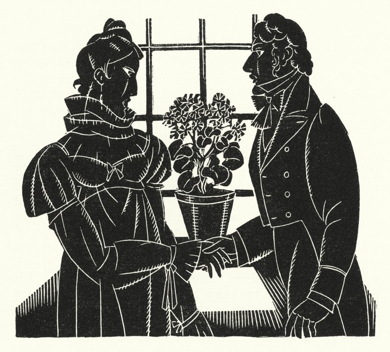Ilustrace pro Madame Bovary od Gustava Flauberta (litho) od John Austen