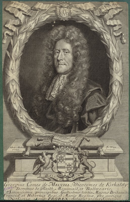 Portrét George Melville, hrabě z Melville od John Baptist de Medina