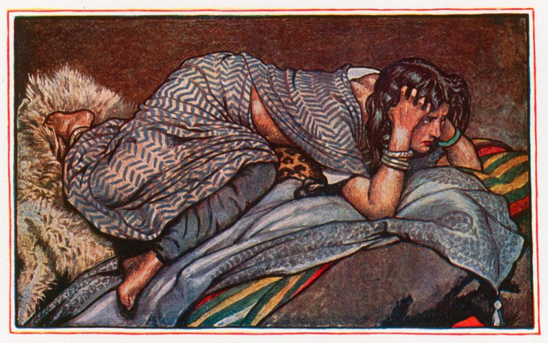 Mým společníkem byla samota od John Byam Liston Shaw