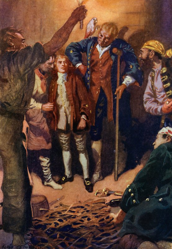 Ilustrace pro ostrov pokladů od John Cameron