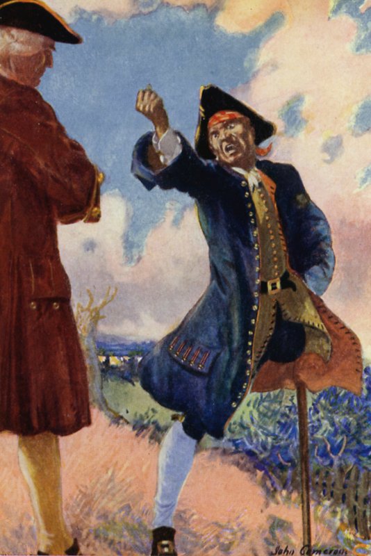 Ilustrace pro ostrov pokladů od John Cameron