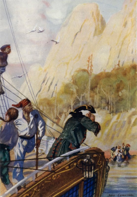 Ilustrace pro ostrov pokladů od John Cameron