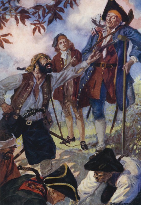 Ilustrace pro ostrov pokladů od John Cameron