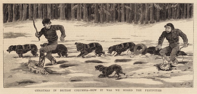 Vánoce v Britské Kolumbii, jak to, že jsme prošvihli slavnosti od John Charles Dollman