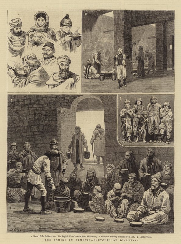 Hladomor v Arménii, Sketches at Diarbekir od John Charles Dollman