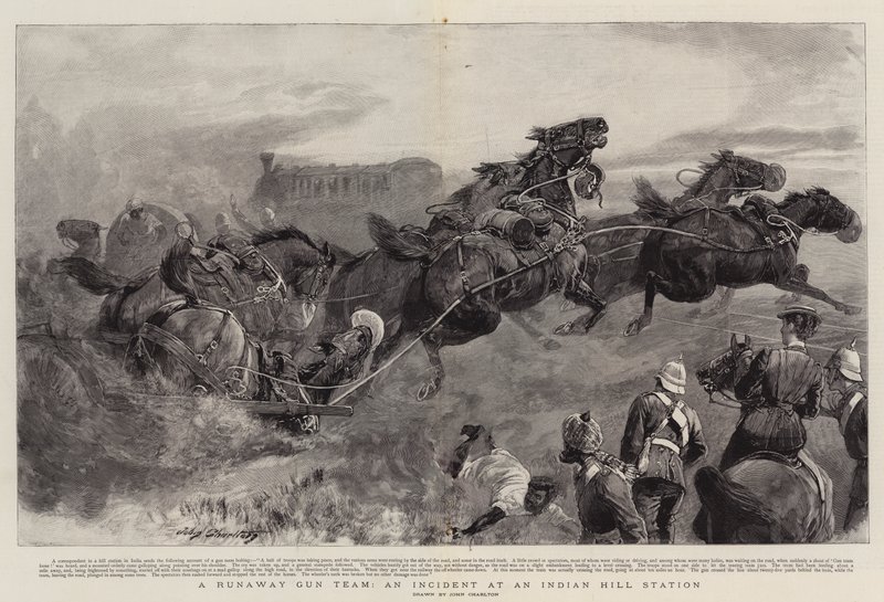 Runaway Gun Team, incident na stanici Indian Hill od John Charlton