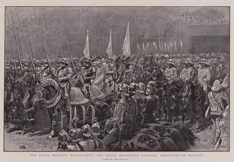 Royal Military Tournament, Grand Historical Pageant, Warriors of Britain od John Charlton