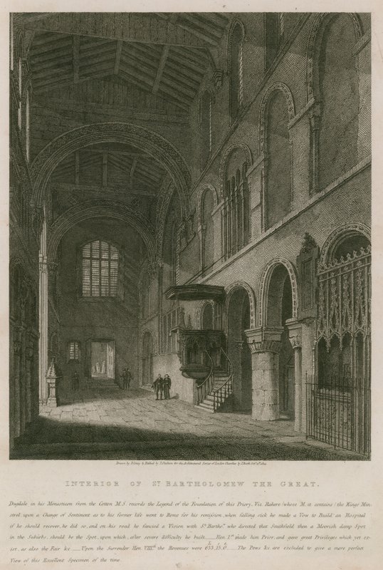 Interiér kostela svatého Bartoloměje Velikého od John Coney