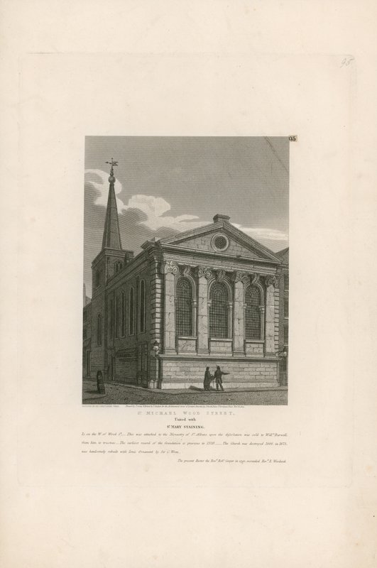 St Michael, Wood Street, Londýn od John Coney