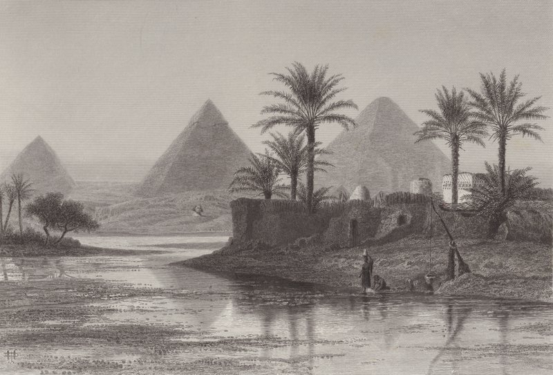 Pyramidy v Gizeh od John Douglas Woodward