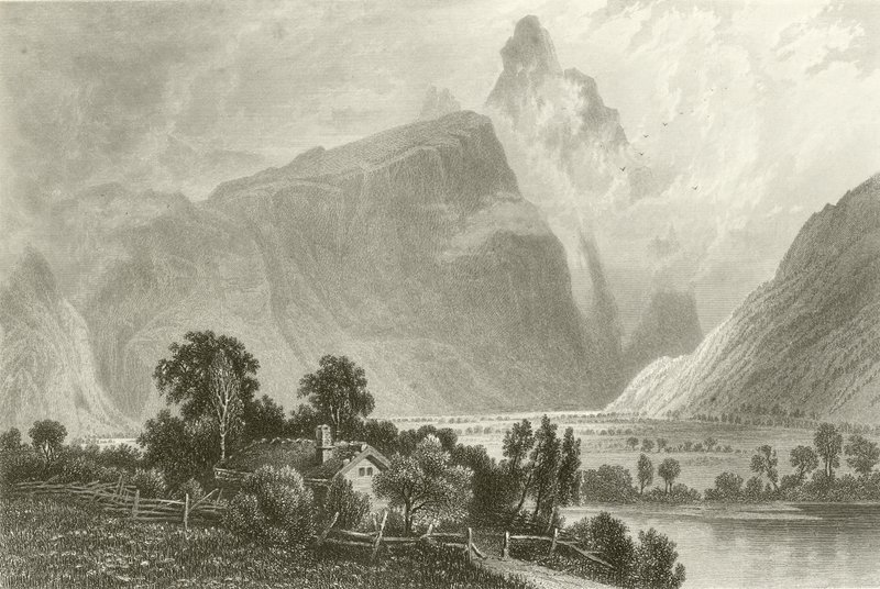 Romsdalhorn z Aak od John Douglas Woodward