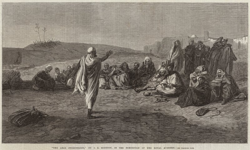 Arabský vypravěč od John Evan Hodgson
