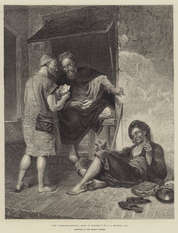 Kancelář generálního poštmistra v Tangeru od John Evan Hodgson