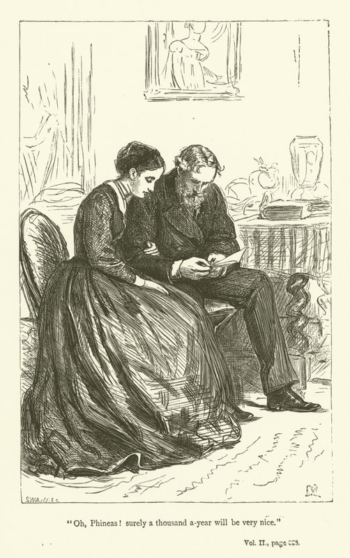 Ilustrace pro Phinease Finna od Anthony Trollope od John Everett Millais